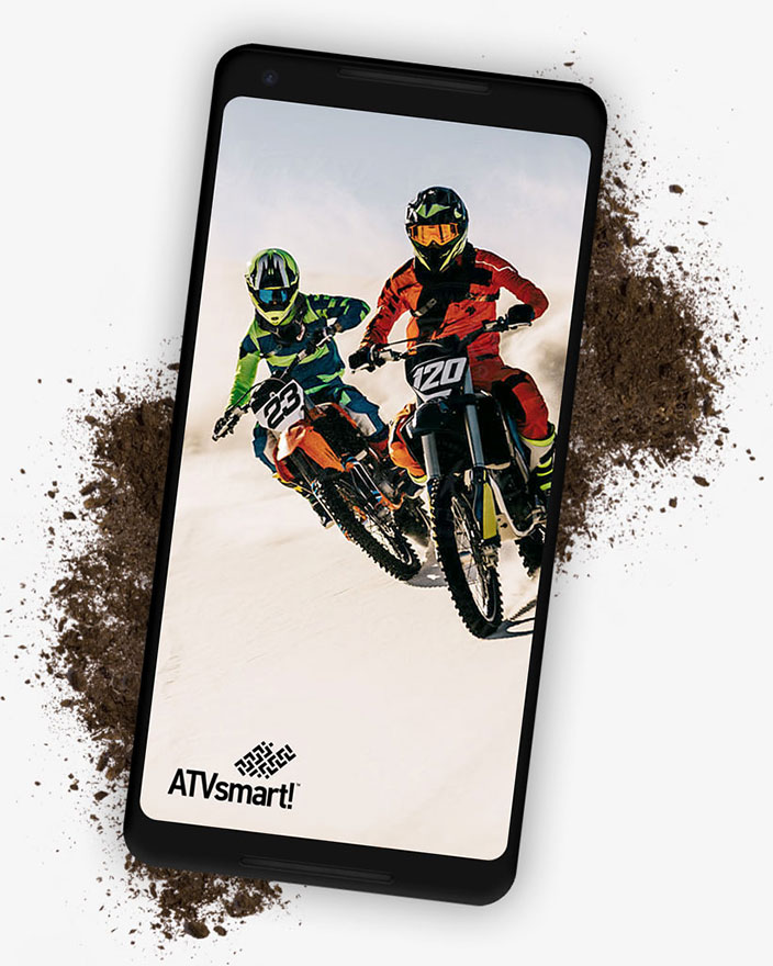 iphone showing ATVsmart! courseware